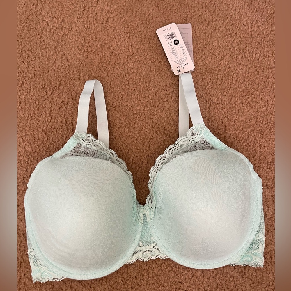 Natori Light Green Lace Bra